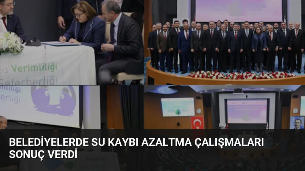 Belediyelerde Su Kaybı Azaltma Çalışmaları Sonuç Verdi