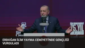 Erdoğan İlim Yayma Cemiyeti’nde Gençliği Vurguladı